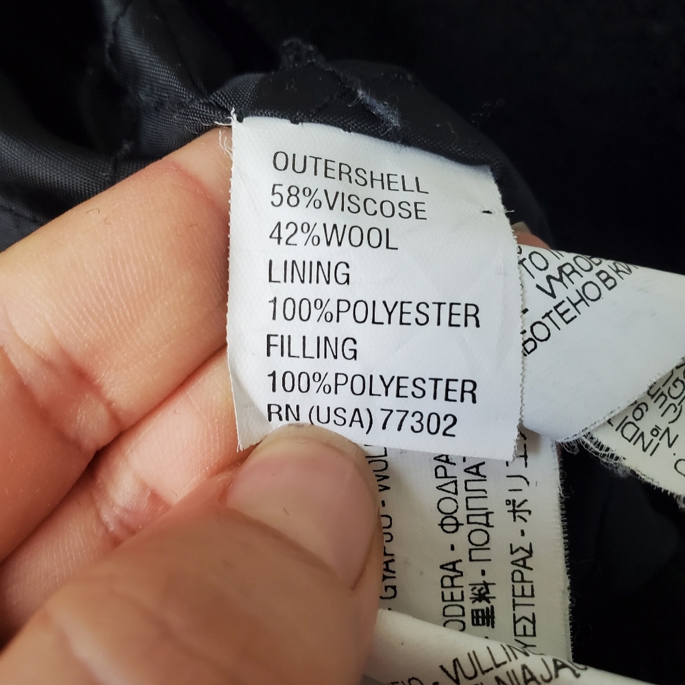 Zara Basic Wool Blend Moto Jacket - image 7